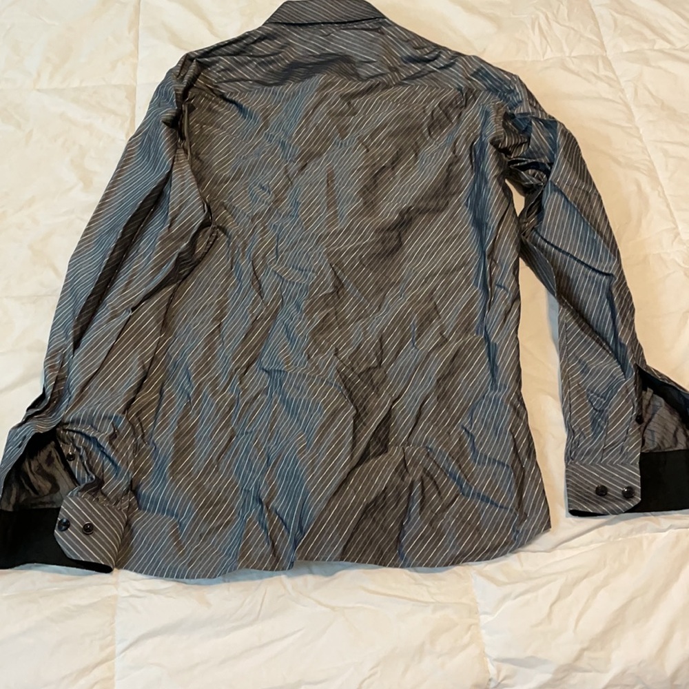Jared Lang. Gray Button Up. Like New. - image 3